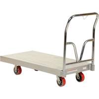 Aluminum Sheet Deck Platform Truck, 24" W x 48" L, 3600 lbs. Cap., Polyurethane Wheels Nuna Depot Inc.