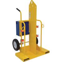 Welding Cylinder Torch Cart, Foam-Filled Wheels, 24" W x 19-1/2" L Base, 500 lbs. Nuna Depot Inc.
