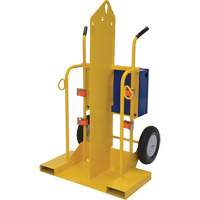 Welding Cylinder Torch Cart, Foam-Filled Wheels, 24" W x 19-1/2" L Base, 500 lbs. Nuna Depot Inc.