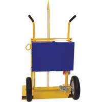Welding Cylinder Torch Cart, Foam-Filled Wheels, 24" W x 19-1/2" L Base, 500 lbs. Nuna Depot Inc.