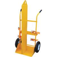 Welding Cylinder Torch Cart, Foam-Filled Wheels, 23-1/8" W x 22-13/16" L Base, 500 lbs. Nuna Depot Inc.
