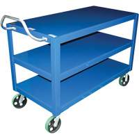Ergo-Handle Cart, 4000 lbs. Capacity, Steel, 24-1/2" W x 41" H x 54-7/8" D, Lip Down Nuna Depot Inc.