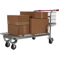 Nestable Wire Cart, Steel, 28-3/4" x 37-1/16" x 59-5/8", 275 lbs. Capacity Nuna Depot Inc.