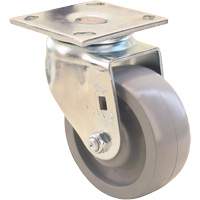 Max9 Caster, Swivel, 5" (127 mm), Envirothane Grey-WOW, 1000 lbs. (453.6 kg.) Nuna Depot Inc.