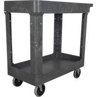 Chariot utilitaire pour l'entretien, 2 tiers, 16-1/2" x 32-1/2" x 34-1/2", Capacit&eacute; 550 lb Nuna Depot Inc.