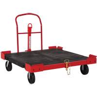 Chariot remorquable pour palettes, 54-1/2" lo x 51" la, 2500 lb cap, Roues Polyol&eacute;fine Nuna Depot Inc.