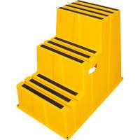 Industrial Step Stool, 3 Steps, 34-13/16" x 22-7/16" x 28-1/2" High Nuna Depot Inc.
