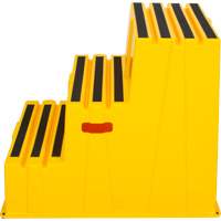 Industrial Step Stool, 3 Steps, 34-13/16" x 22-7/16" x 28-1/2" High Nuna Depot Inc.