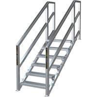 SmartStairs 6-10 Steps Modular Construction Stair System, 75" H Nuna Depot Inc.
