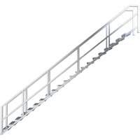 SmartStairs 17-21 Steps Modular Construction Stair System, 157-1/2" H Nuna Depot Inc.