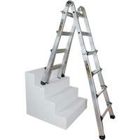 Telescoping Multi-Position Ladder, Aluminum, 300 lbs., CSA Grade 1A Nuna Depot Inc.