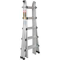 Telescoping Multi-Position Ladder, Aluminum, 300 lbs., CSA Grade 1A Nuna Depot Inc.