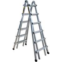 Telescoping Multi-Position Ladder, Aluminum, 300 lbs. Nuna Depot Inc.