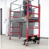 Trousse compl&egrave;te d'&eacute;chafaud motoris&eacute; Buildman Baker 6', 31" p x 118-3/4" h Nuna Depot Inc.