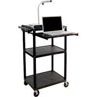 Chariot utilitaire &eacute;lectrique, 3 tiers, 24" x 42" x 18", Capacit&eacute; 300 lb Nuna Depot Inc.