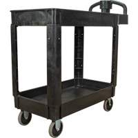 Chariot utilitaire, 2 tiers, 17-1/8" x 33-1/2" x 37-5/8", Capacit&eacute; 550 lb Nuna Depot Inc.