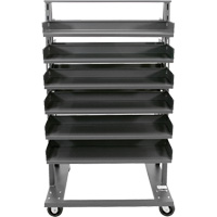 Double-Sided Heavy Duty A-Frame Cart with 12 Trays, 38" x 30" x 63", 2500 lbs. Capacity Nuna Depot Inc.