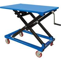 Manual Scissor Lift Table, 37-3/8" L x 23-5/8" W, Steel, 660 lbs. Capacity Nuna Depot Inc.