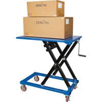 Manual Scissor Lift Table, 37-3/8" L x 23-5/8" W, Steel, 660 lbs. Capacity Nuna Depot Inc.