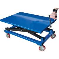Manual Scissor Lift Table, 37-3/8" L x 23-5/8" W, Steel, 660 lbs. Capacity Nuna Depot Inc.