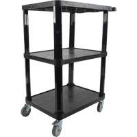Chariot utilitaire avec tablette plate, 3 tiers, 18-1/8" x 37-3/8" x 27-3/4", Capacit&eacute; 330 lb Nuna Depot Inc.