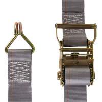 Tendeur d'arrimage utilitaire robuste, Crochet en J, 2" la x 16' lo, Charge d'utilisation 500 lb (227 kg) Nuna Depot Inc.