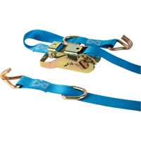 Ratchet Strap, J-Hook, 1" W x 16' L, 835 lbs. (379 kg) WLL Nuna Depot Inc.
