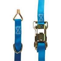Ratchet Strap, J-Hook, 1" W x 16' L, 835 lbs. (379 kg) WLL Nuna Depot Inc.