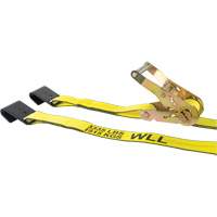 Winch Strap, Flat Hook, 2" W x 30' L, 3335 lbs. (1512 kg) Working Load Limit Nuna Depot Inc.