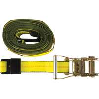 Winch Strap, Flat Hook, 2" W x 30' L, 3335 lbs. (1512 kg) Working Load Limit Nuna Depot Inc.