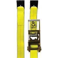 Winch Strap, Flat Hook, 3" W x 30' L, 5400 lbs. (2449 kg) Working Load Limit Nuna Depot Inc.