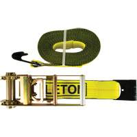 Winch Strap, Flat Hook, 3" W x 30' L, 5400 lbs. (2449 kg) Working Load Limit Nuna Depot Inc.