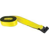 Logistic Strap, Flat Hook, 3" W x 30' L, 5400 lbs. (2449 kg) Working Load Limit Nuna Depot Inc.