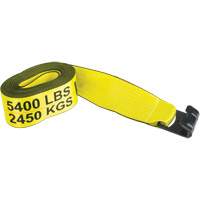 Logistic Strap, Flat Hook, 4" W x 30' L, 5400 lbs. (2449 kg) Working Load Limit Nuna Depot Inc.