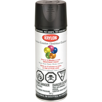 Industrial Acryli-Quik Lacquer, Black, Semi-Flat, 12 oz., Aerosol Can Nuna Depot Inc.