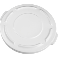 Couvercles ronds Brute, Couvercle plat, Plastique/Poly&eacute;thyl&egrave;ne, Convient aux contenants 19-7/8" dia. Nuna Depot Inc.