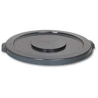 Couvercles ronds Brute, Couvercle plat, Plastique/Poly&eacute;thyl&egrave;ne, Convient aux contenants 19-7/8" dia. Nuna Depot Inc.