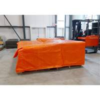 Insulated Tarps, Polyethylene, Orange, 20' x 12' x 8 mils Nuna Depot Inc.
