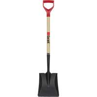 Square Point Shovel, Wood, Tempered Steel Blade, D-Grip Handle, 43-1/2" Long Nuna Depot Inc.