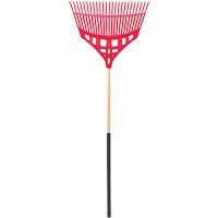 Leaf Rake, 24" Blade, Wood Handle, Plastic Blade Nuna Depot Inc.