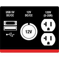 Inverter Generator, 2500 W Surge, 1800 W Rated, 4.2 L Tank Nuna Depot Inc.