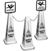 C&ocirc;nes de d&eacute;viation Lamba  Caution , Anglais avec pictogramme Nuna Depot Inc.