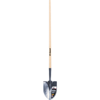 Pelle ronde Pro, Lame Acier durci, Bois, Manche Droit Nuna Depot Inc.