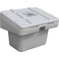 Contenants pour sel & sable SOS, Avec Moraillon, 30" x 24" x 24", 5,5 pi³, Gris Nuna Depot Inc.
