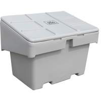 Salt Sand Container SOS, With Hasp, 42" x 29" x 30", 11 cu. Ft., Grey Nuna Depot Inc.