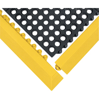 24/Seven&reg; Matting, Rubber, 3' W x 3' L, 5/8" Thick, Black Nuna Depot Inc.