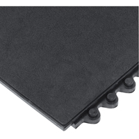 24/Seven&reg; Matting, Rubber, 3' W x 3' L, 5/8" Thick, Black Nuna Depot Inc.