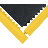24/Seven&reg; Matting, Rubber, 3' W x 3' L, 5/8" Thick, Black Nuna Depot Inc.