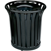 Americana Series Open-Top Waste Receptacle, Steel, 36 US gal. Nuna Depot Inc.
