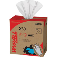 WypAll&reg; X60 Wipers, All-Purpose, 16-3/4" L x 8-3/8" W Nuna Depot Inc.